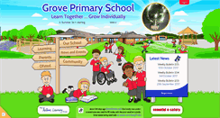 Desktop Screenshot of groveprimaryschool.org