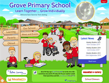 Tablet Screenshot of groveprimaryschool.org